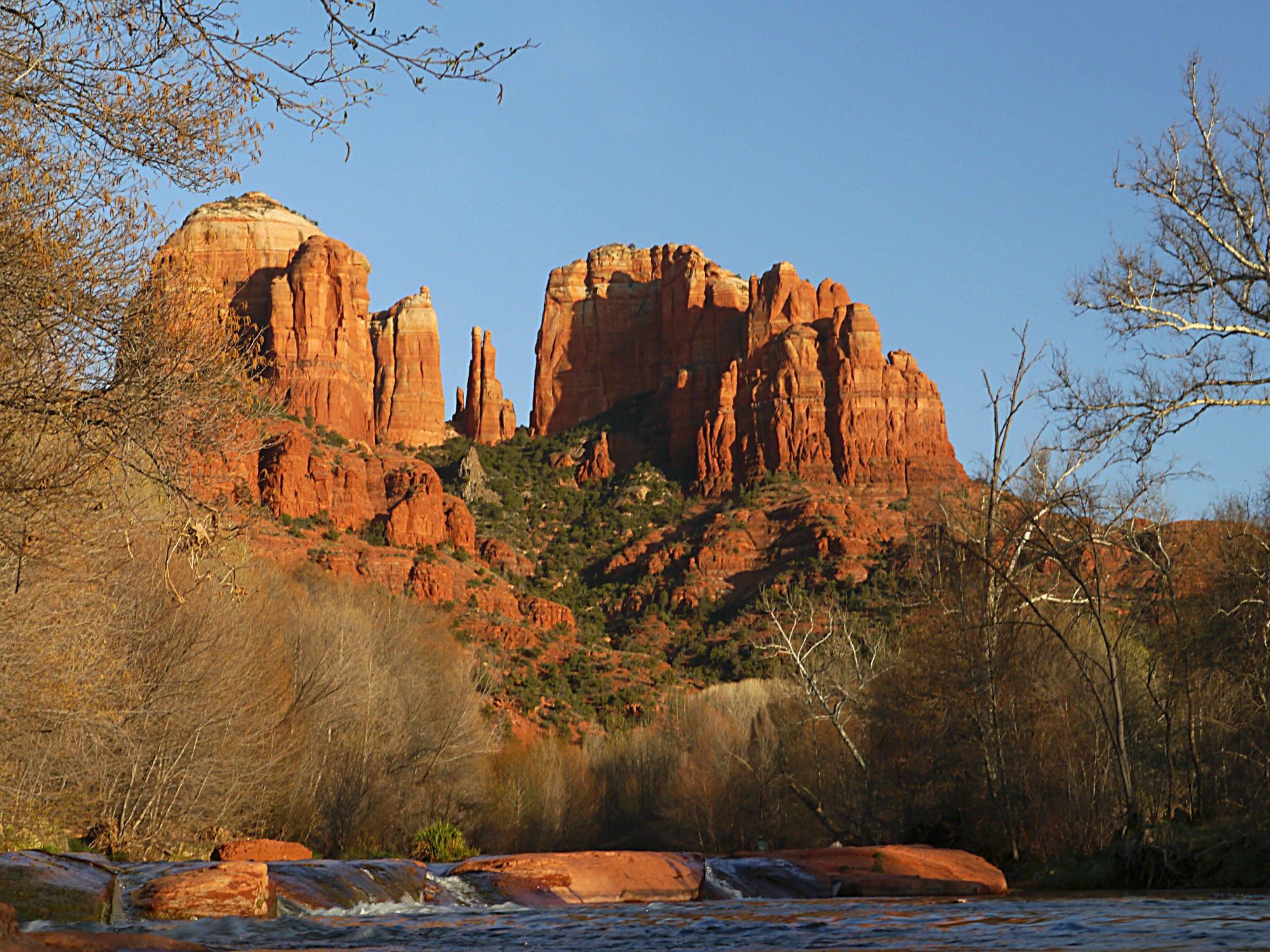Sedona red rock landscape evoking desert wellness resort